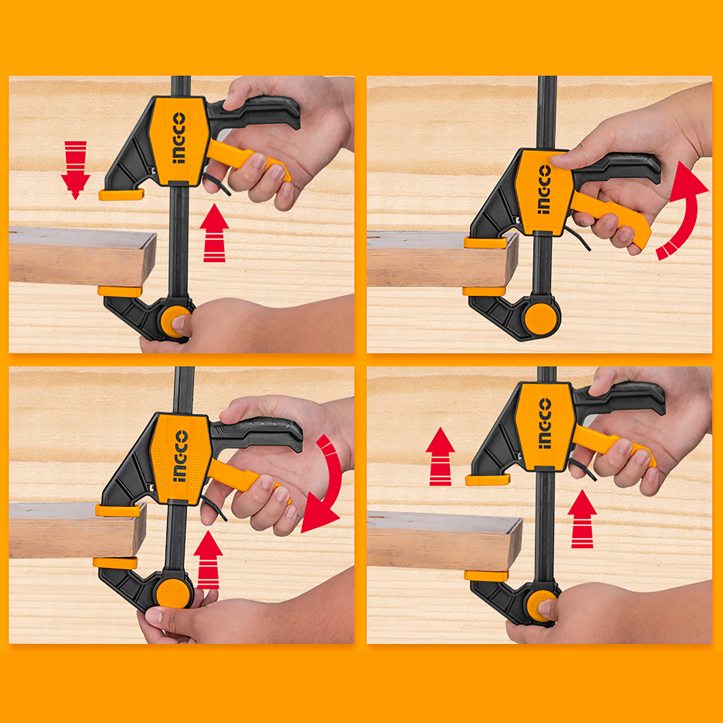 پیچ دستی اینکو مدل HQBC01602