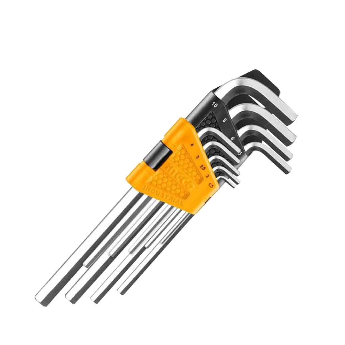 آچار آلن بلند اینکو مدل HHK-11092 مجموعه 9 عددی
