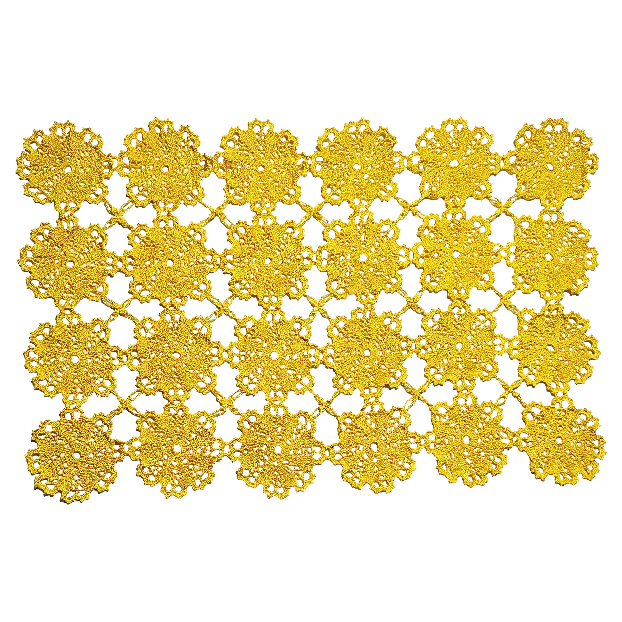 رومیزی قلاب بافی مدل باغ گل