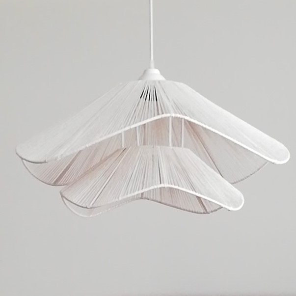 لوستر بافتنی مدل سقفی دست باف مکرومه دریا