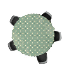 رومیزی رومیزی باز طرح گرد مدل خالدر مدرن کد 11044