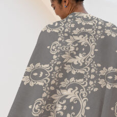 شال مبل طرح وینتیج کد vin2sh1012 سایز 200x180 سانتی متر