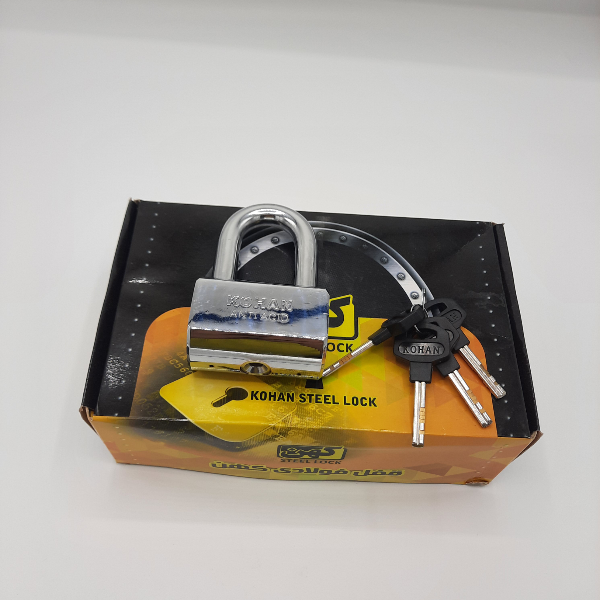 قفل آویز کهن مدل 70 بیضی