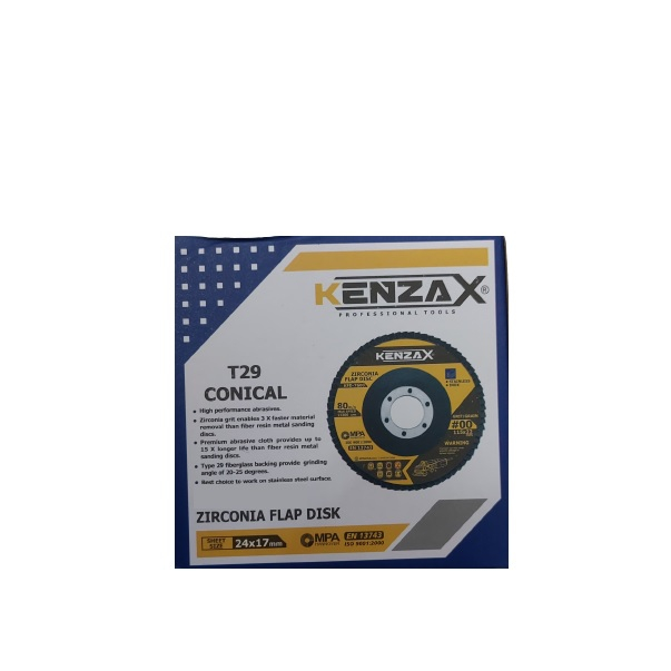 سنباده فلاپ دیسک کنزاکس مدل KFD-7680 بسته 10 عددی