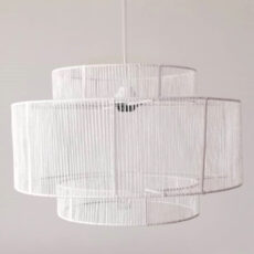 چراغ آویز تزئینی مدل دست بافت 3 طبقه کد 22