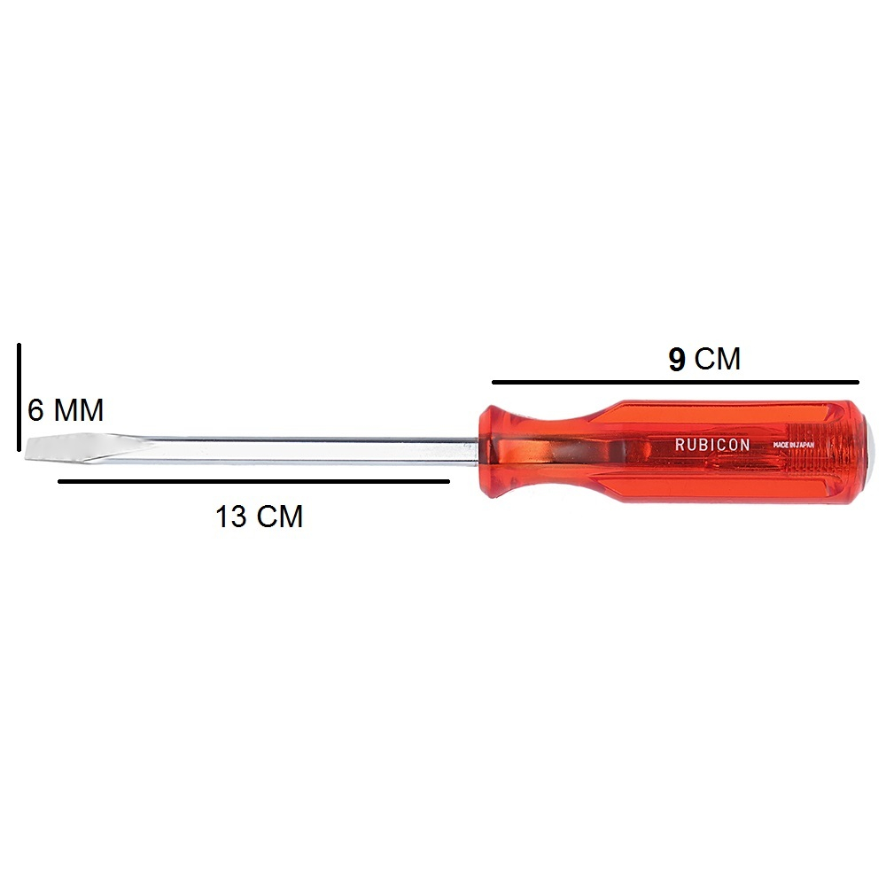 پیچ گوشتی ضربه خور دوسو روبیکون مدل JAPAN-6-125