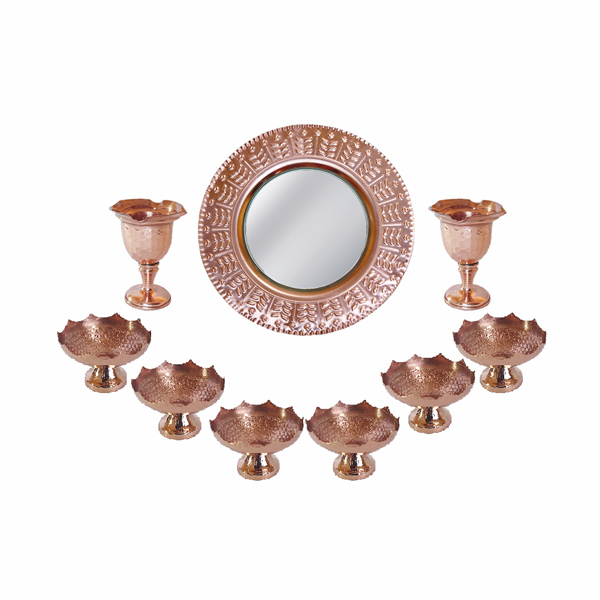 ست هفت سین 9 تکه مسی کد ZH223 14