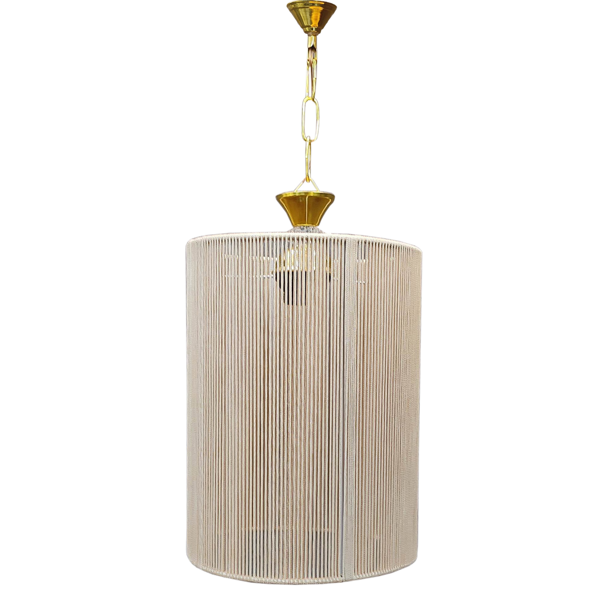 لوستر بافتنی مدل لوستر مدل استوانه 30*22