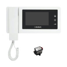 مانیتور دربازکن تصویری سوزوکی مدل 415M به همراه محافظ ولتاژ مانیتور
