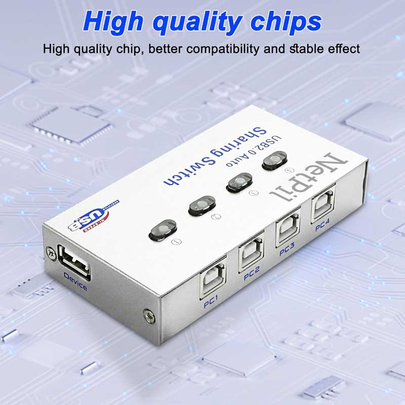 هاب سویچ 4 پورت پرینتر نت پیل مدل SWH24