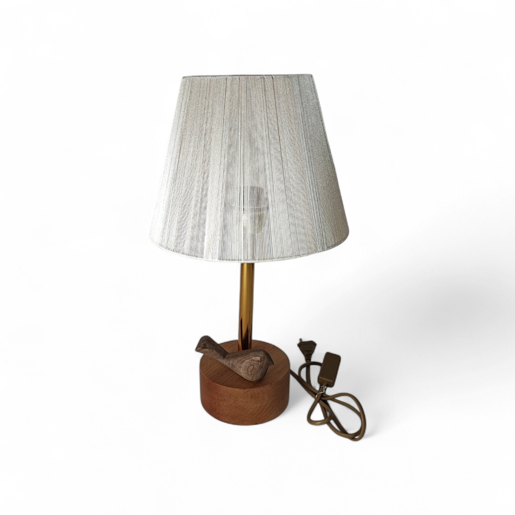 آباژور چوبی طرح پرنده مدل 01