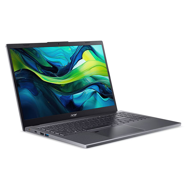 لپ تاپ 15.6 اینچی ایسر مدل Aspire 15 A15-51M-74XE-Core 7 150U-16GB LPDDR5-512GB SSD-TN-Fingerprint-Backlit