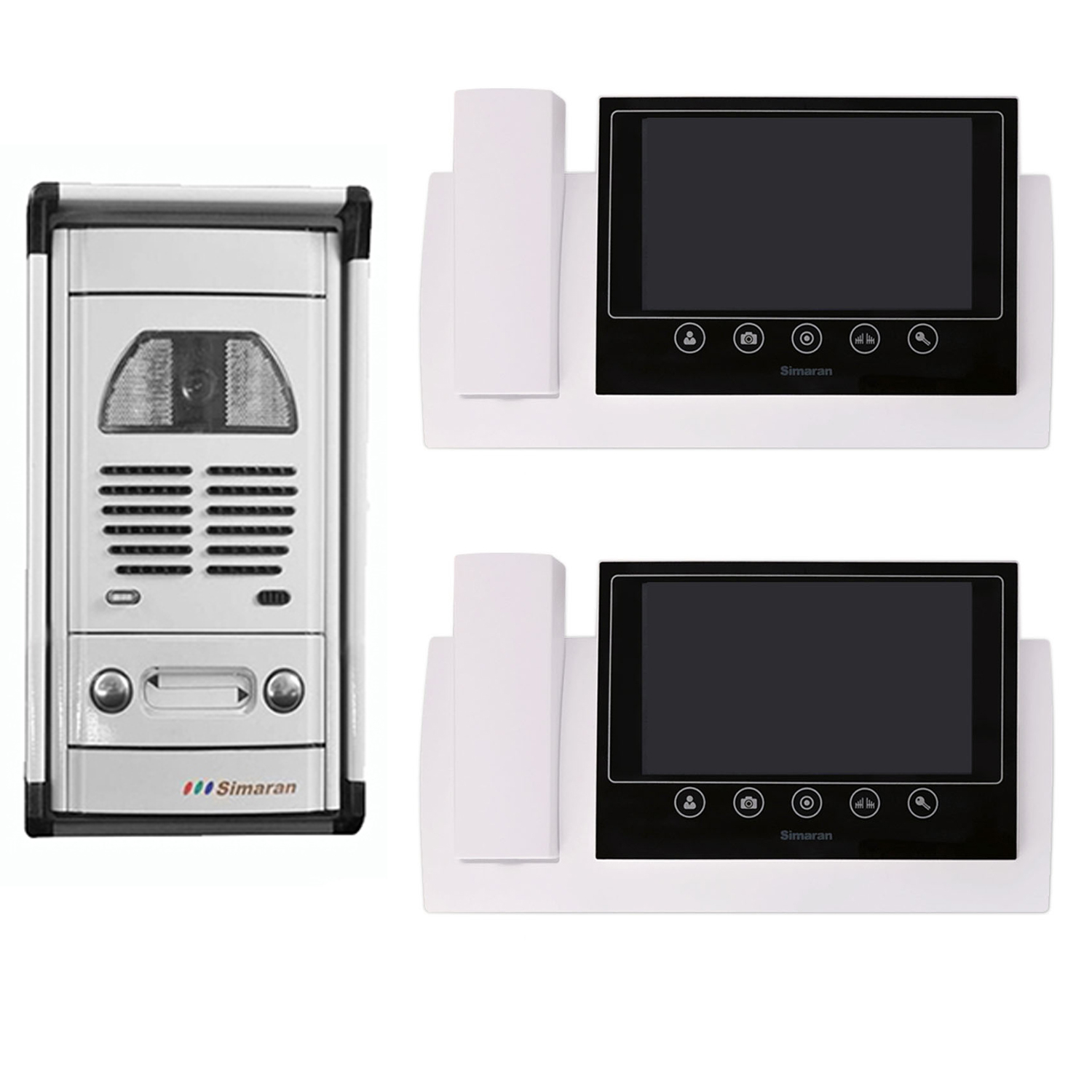 دربازکن تصویری سیماران مدل 72TKM-VFC2D مجموعه 3 عددی