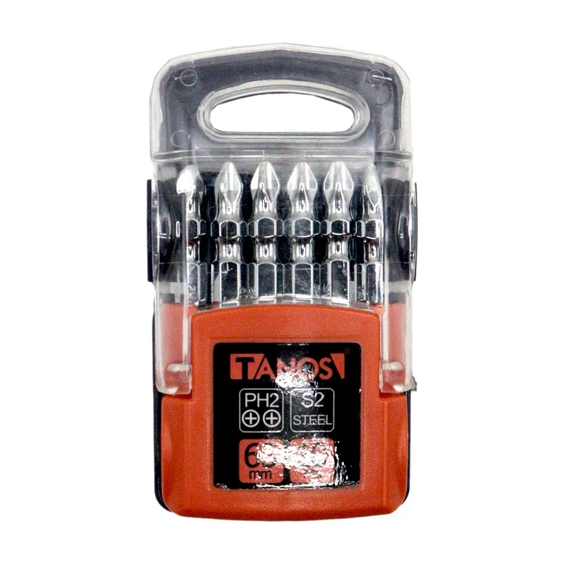 سری پیچ گوشتی دو سر چهار سو تانوس مدل SMT  بسته 10 عددی