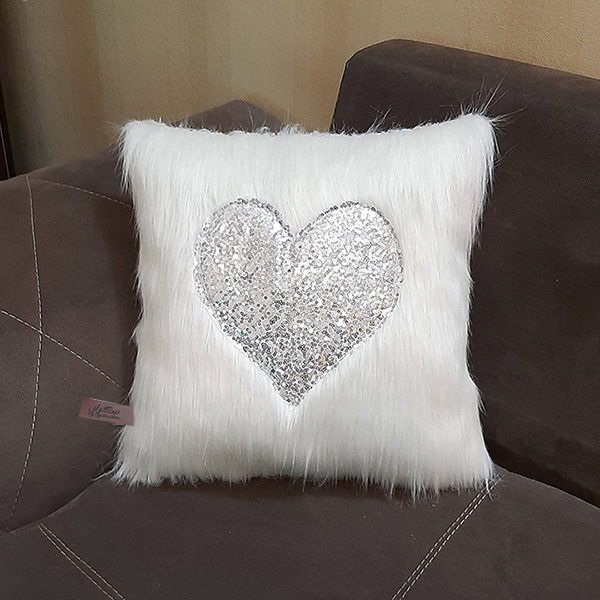 کوسن تیگران مفشوو مدل قلبی کد M3 مجموعه 3 عددی به همراه شال مبل