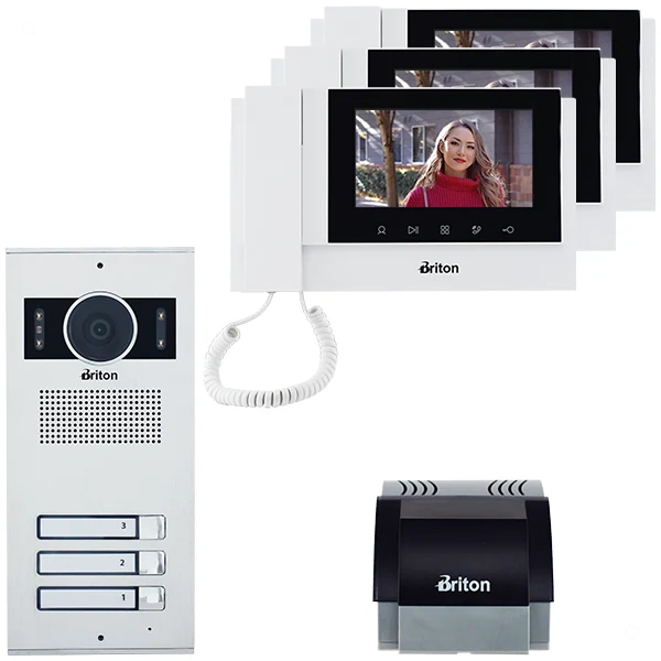 مجموعه دربازکن تصویری برایتون مدل سه طبقه 7030-2003