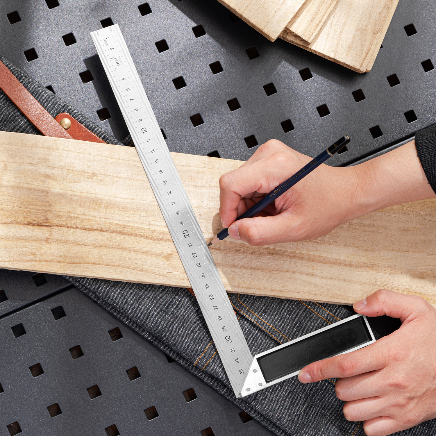 گونیا نجاری دلی مدل DL302350 سایز 350 میلی متر