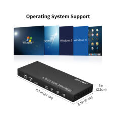 سوییچ 4 پورت KVM ام تی وی کی مدل HK401