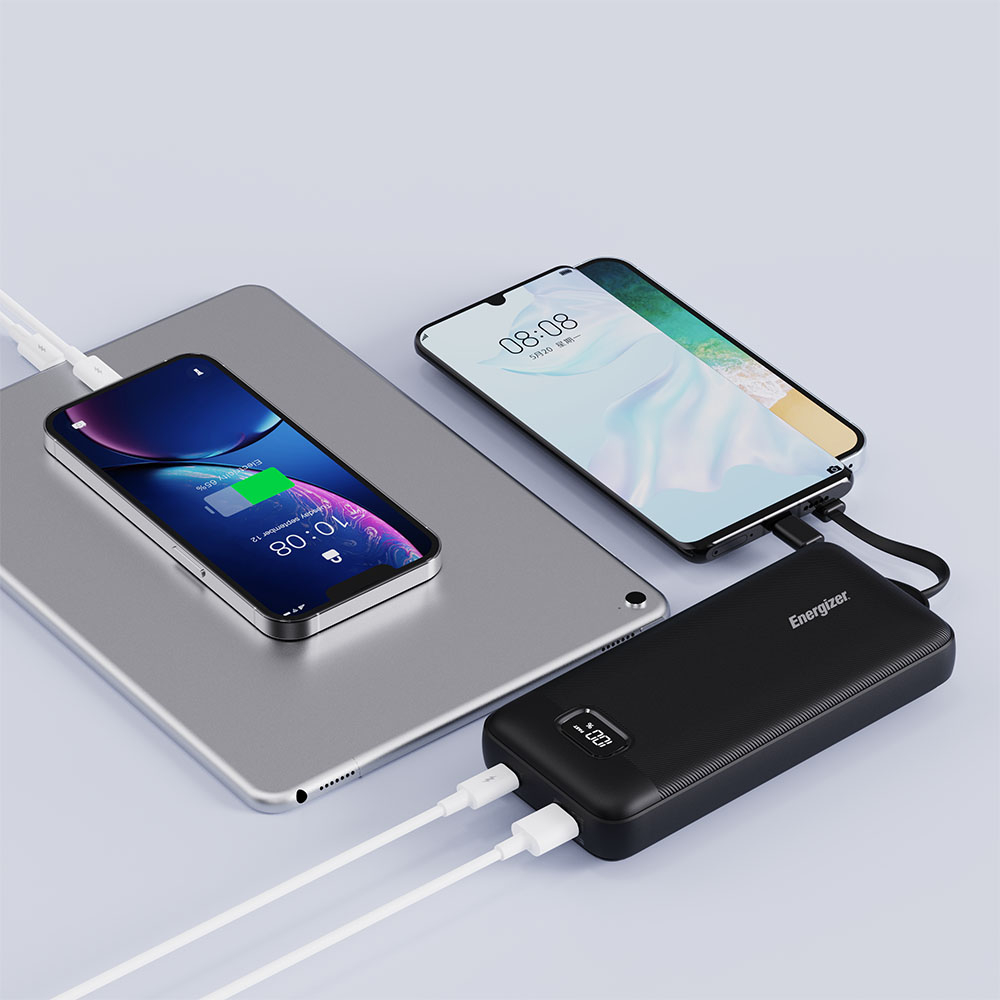 پاوربانک 22.5 وات انرجایزر مدل UE20076PQ ظرفیت 20000 میلی آمپرساعت