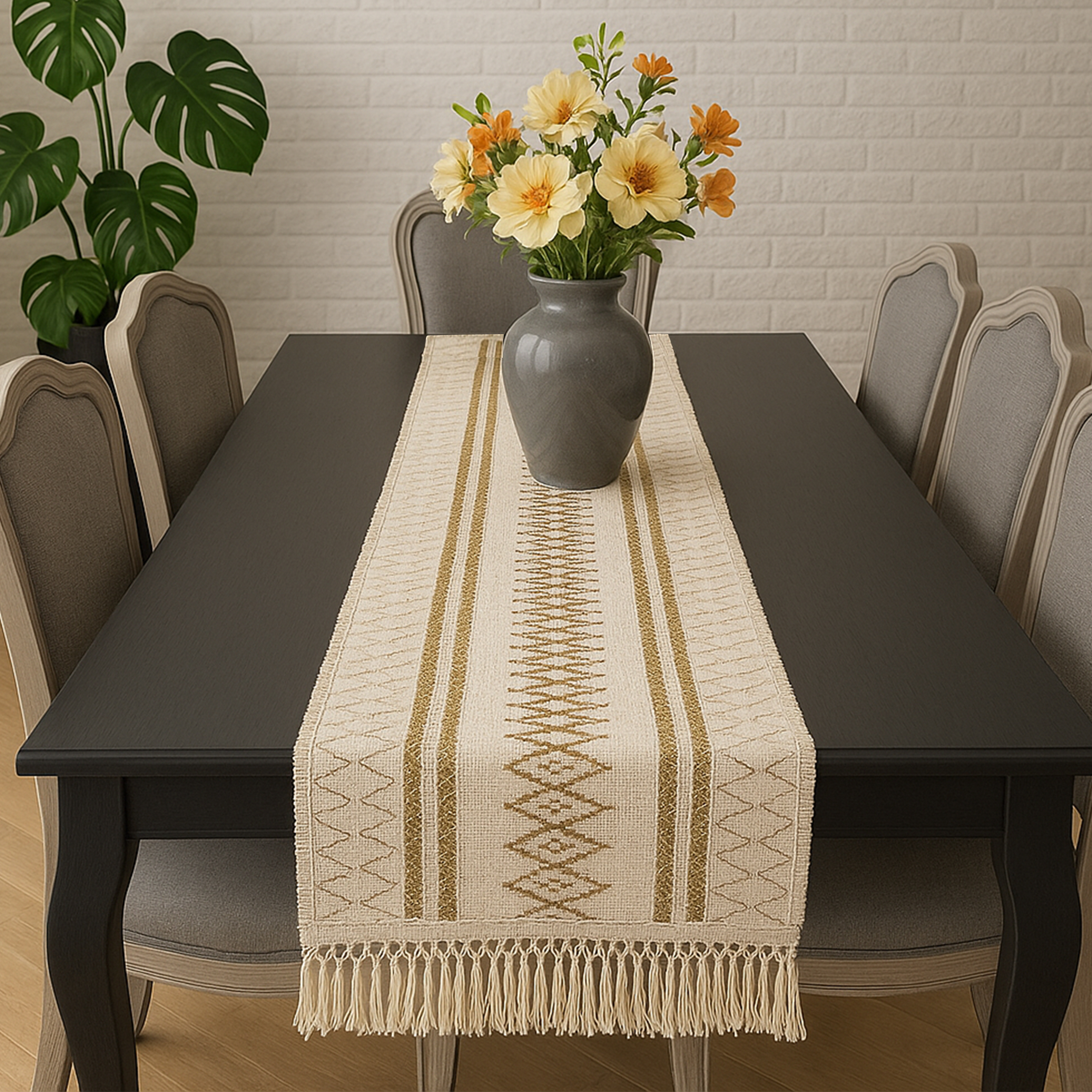 رانر مدل مکرومه آوا سایز 240x34 سانتی‌متر