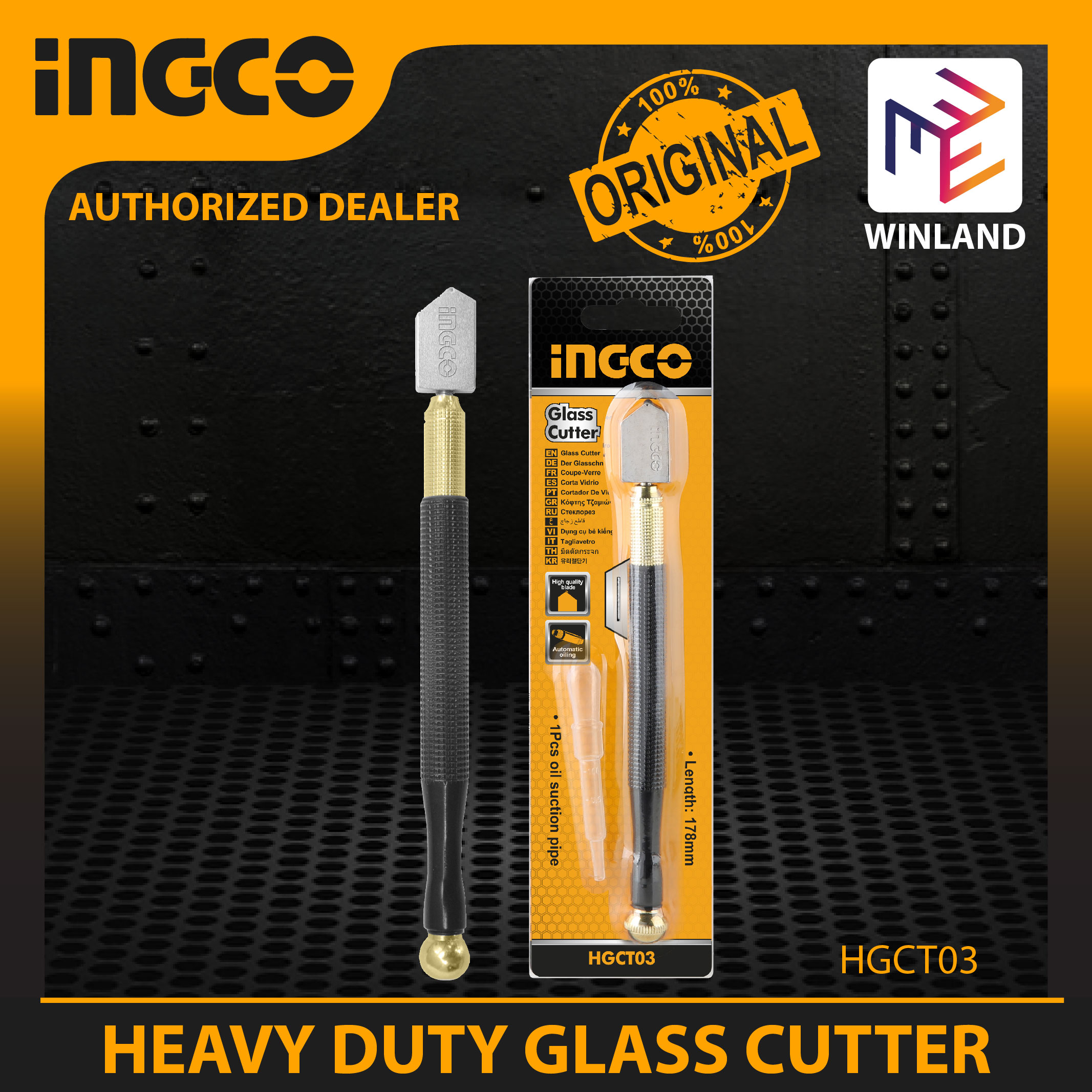 الماس شیشه بر اینکو مدل HGCT-03