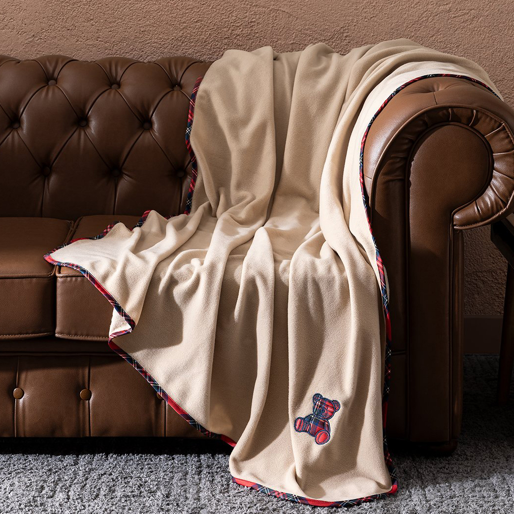 پتو مبل مادام کوکو مدل Tanise bear سایز 130*170 سانتی متر