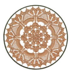 دیوارکوب بافتنی مدل لاله