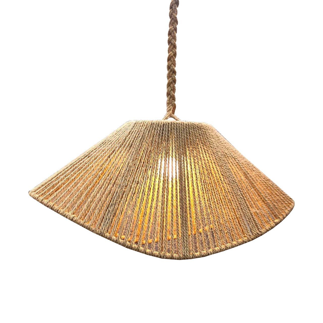 لوستر بافتنی مدل قایقی 60