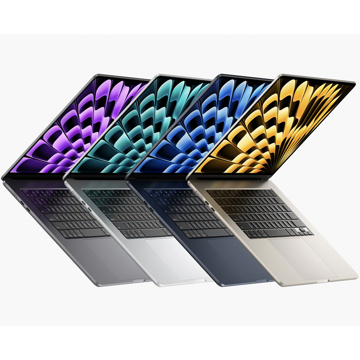 لپ تاپ 15.3 اینچی اپل مدل MacBook Air MRYV3 2024 JA-M3-8GB RAM-512GB SSD