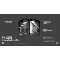 آچار آلن و ستاره ای رونیکس مدل 2051HEX-KEY مجموعه 18 عددی