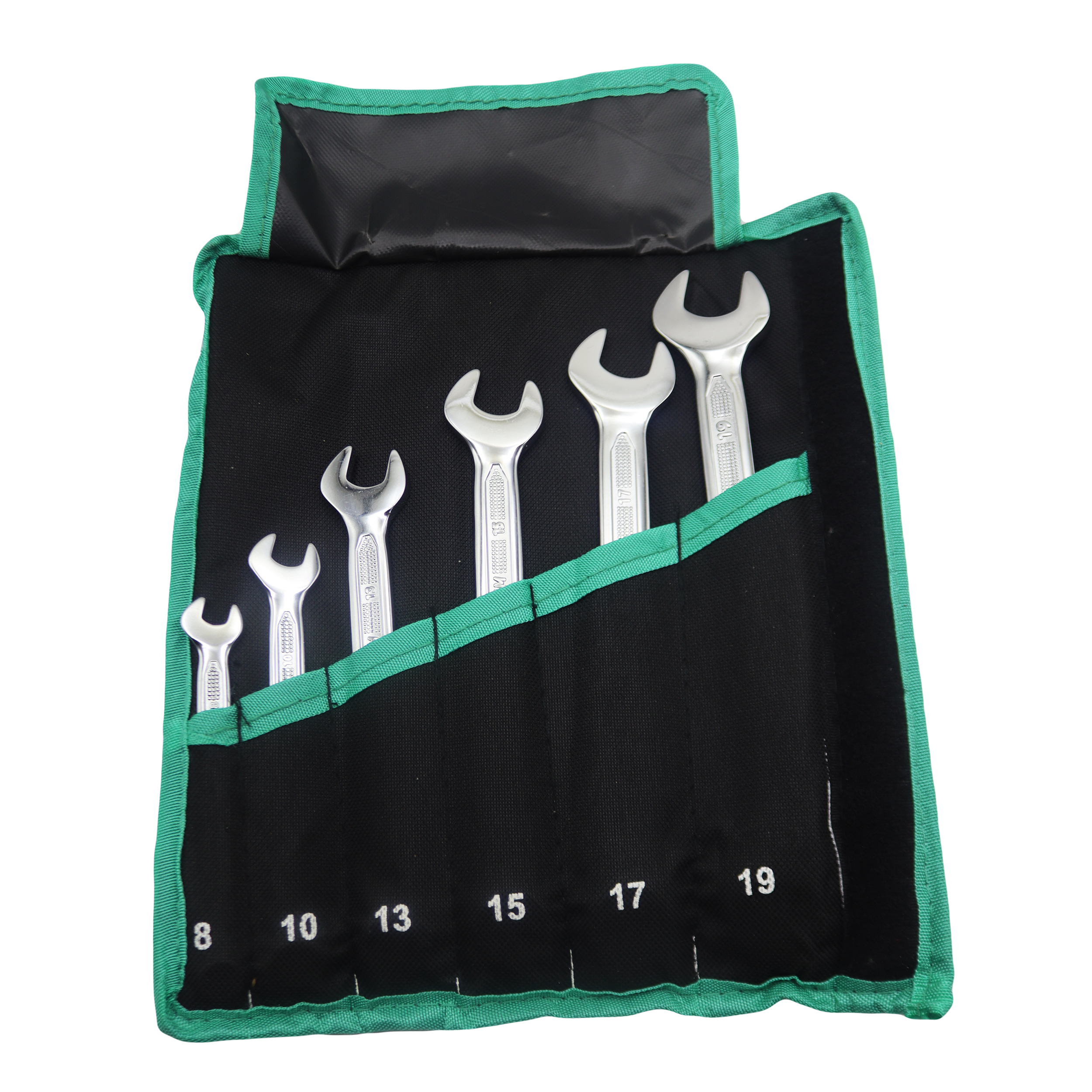 آچار یکسر تخت و یکسر رینگی سیلور مدل YP-GTSTC6/8-19MM مجموعه 6 عددی
