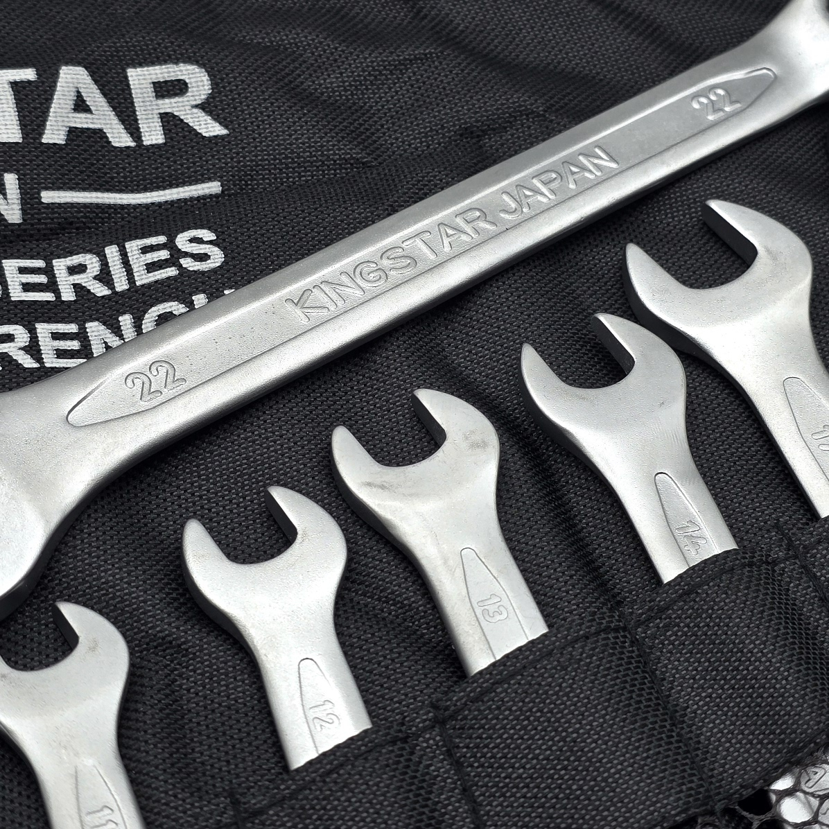 آچار یکسر تخت و یکسر رینگی کینگ استار مدل 6-22MM مجموعه 12 عددی