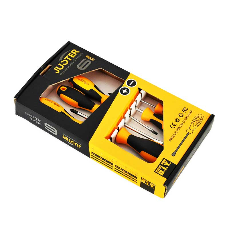 پیچ گوشتی جاستر مدل JLD13001 بسته 6 عددی