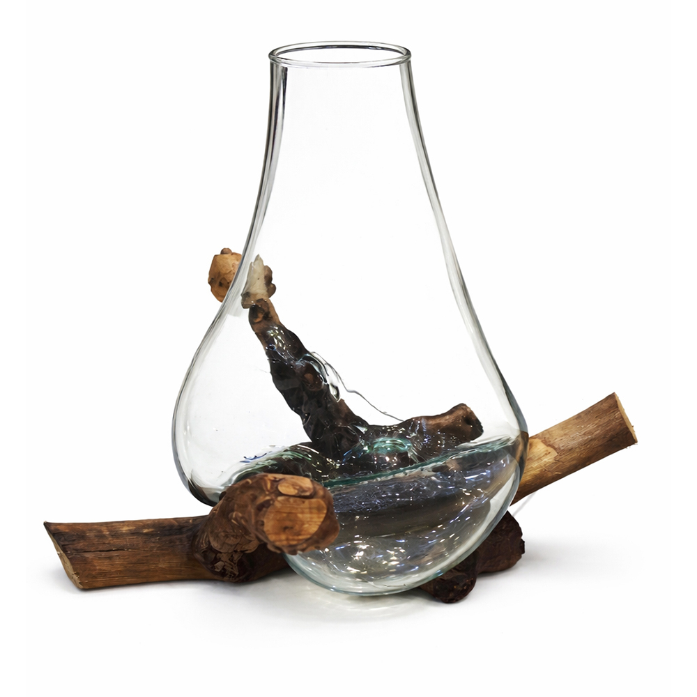 گلدان شیشه ای مدل g1