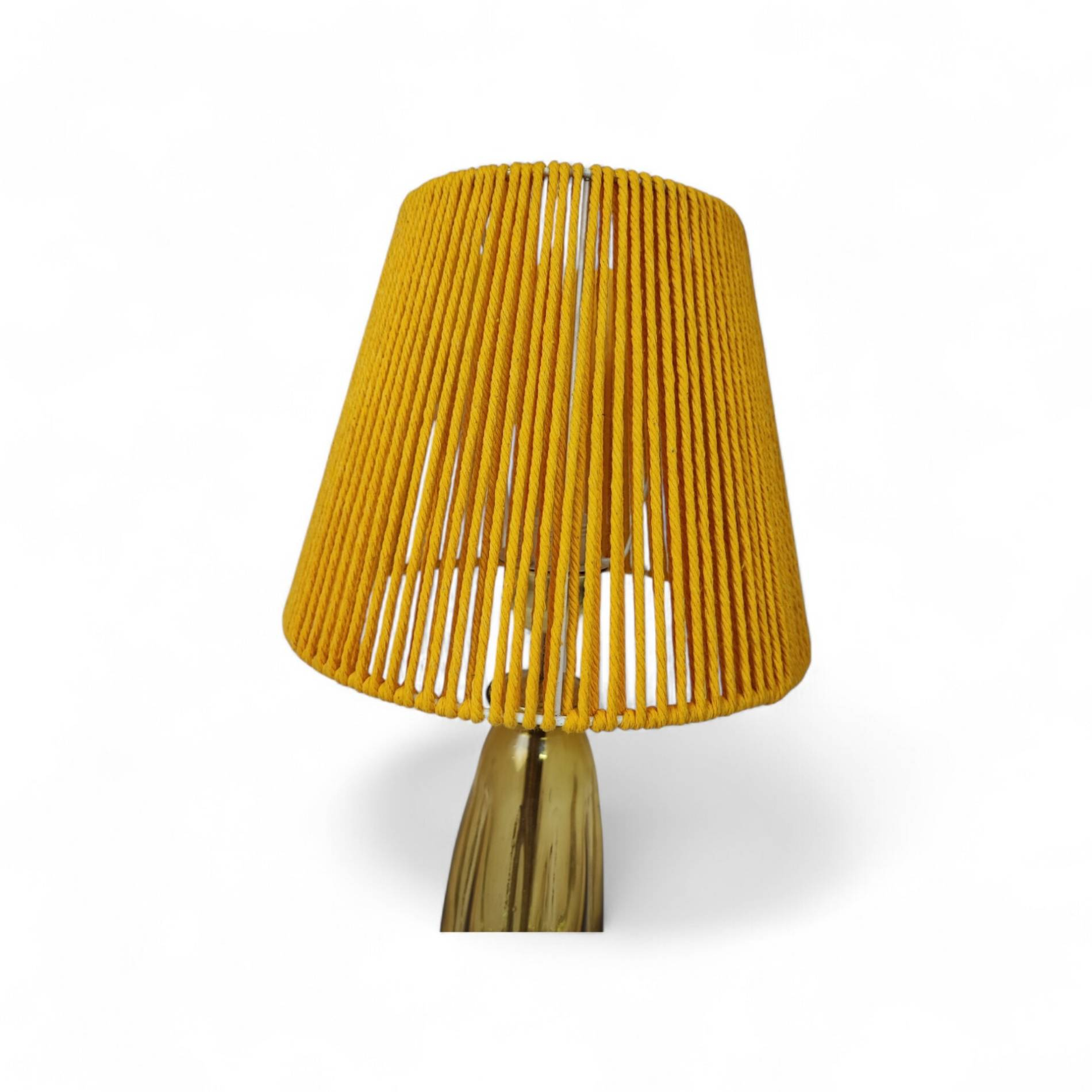 آباژور شیشه ای مدل مکرومه کد 02