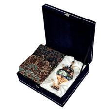 ست هدیه نگارستان نیلی مدل مس و ترمه کد pardaz24