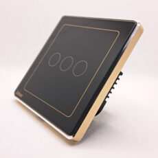 کلید لمسی هوشمند جابان مدل فریم دار سه پل