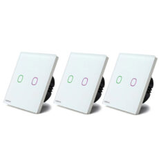 کلید لمسی هوشمند دو پل مٌروا مدل JS مجموعه سه عددی