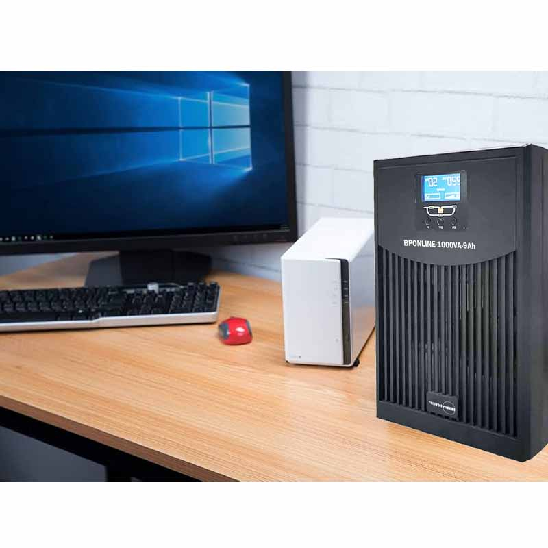 یو پی اس بستن پاور مدل BPONLINE-1000VA-7.5Ah ظرفیت 1000VA به همراه باتری داخلی