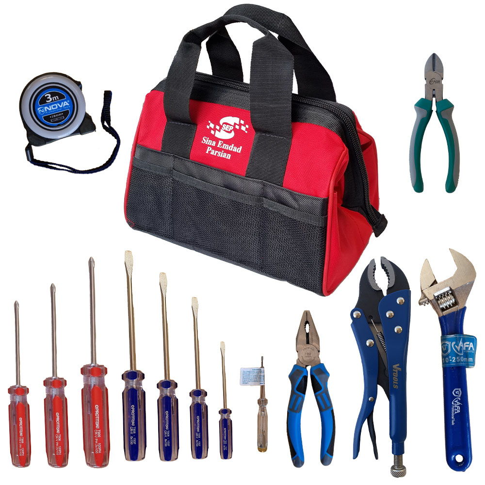مجموعه ابزار 14 عددی سینا امداد مدل CA027