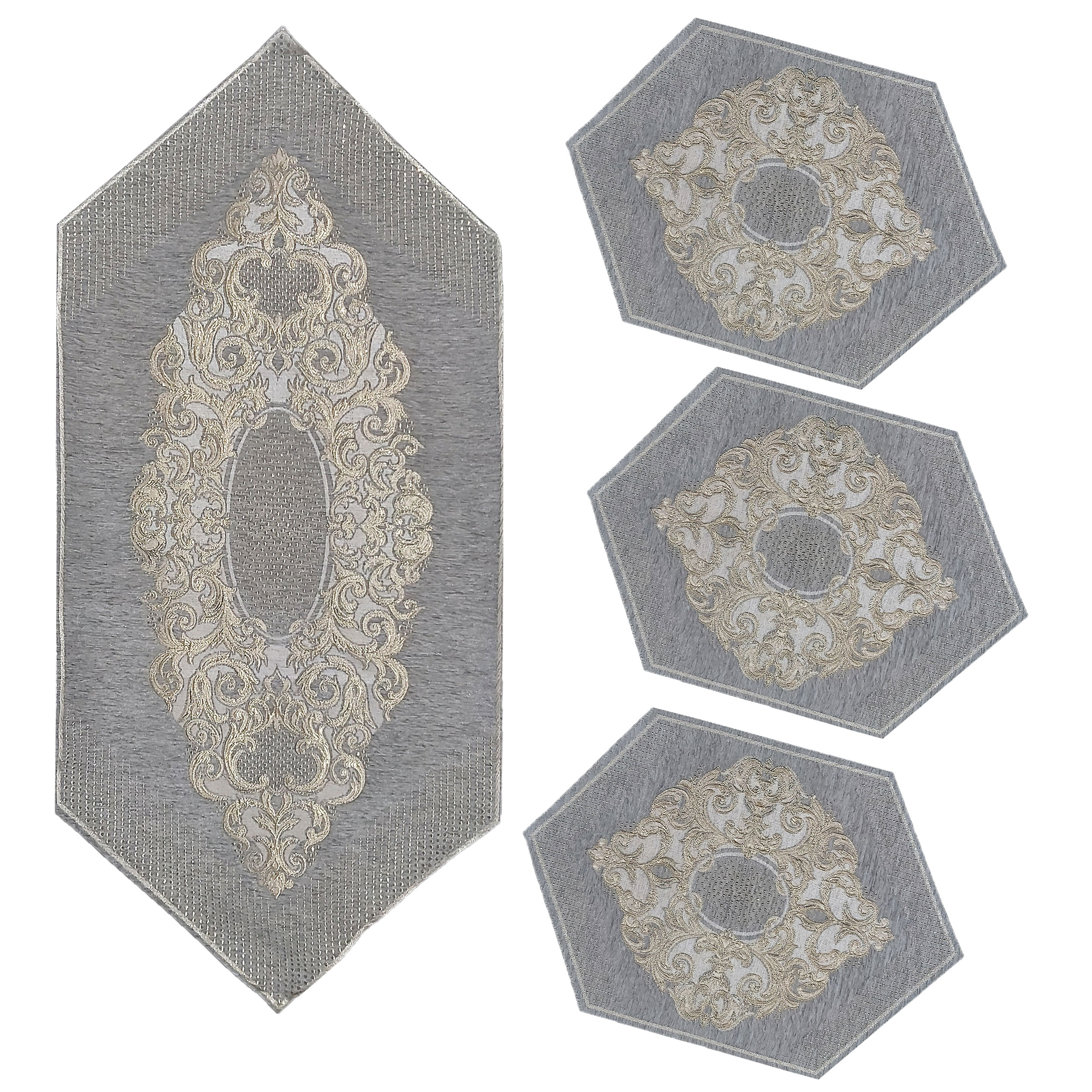 ست رومیزی  4 تکه مدل M-IMA_4876