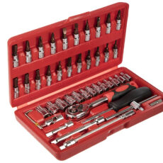 مجموعه 46 عددی آچار و سری بکس و پیچ گوشتی ساتاگود مدل G-10027