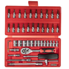 مجموعه 46 عددی آچار و سری بکس و پیچ گوشتی ساتاگود مدل G-10027