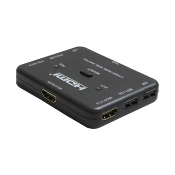سوئیچ HDMI KVM دو پورت وی نت مدل V-SWKHM4K2