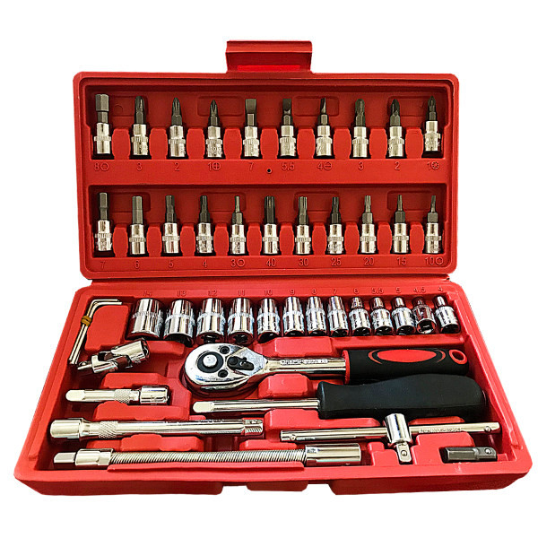 آچار بکس مدل 46-PCS مجموعه 46 عددی