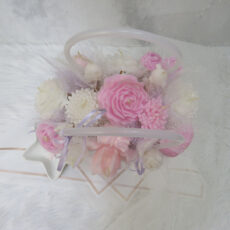 باکس شمع گل مدل ابرا کد 1001مجموعه 22 عددی