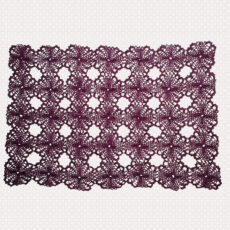 رومیزی قلاب بافی مدل مینا