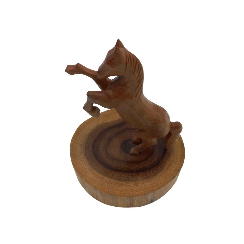 مجسمه چوبی مدل اسب