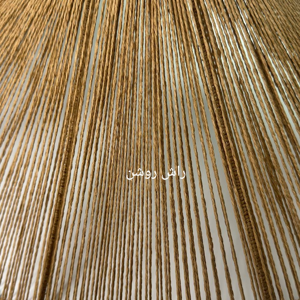 لوستر بافتنی مدل رافیا