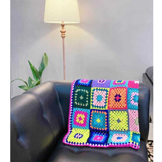 شال مبل و تخت مدل x94 سایز 120×120 سانتیمتر